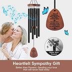 YOUNTASY Sympathy Wind Chimes , Bereavement/Memorial /Sympathy Gift in Memory of Loved One Loss of Mother Father Condolence Remembrance 32 Inch - Image 2