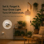 Wall Mounted Grow Lights for Indoor Plants with Timer, Hanging Light - Image 2