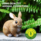 Bunny Decor Set of 3 Resin Easter Garden Statues Outdoor Indoor Home Yard - Image 4