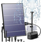 Biling 12W Solar Pond Pump Dry-Run Protection Quiet Fountain Pump Bird Bath by biling
