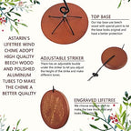 Astarin's Tree of Life Wind Chimes 36in Outdoor Garden Gift for Grandma Mom - Image 2