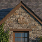Plaque Solid Brass Compass Rose Wall Antique Nautical Navigation Decor with Engraved N S E W Directions | Vintage Rustic Maritime Wall Art for Home, Office, Patio & Outdoor Gift (5"x5"Inches) - Image 2