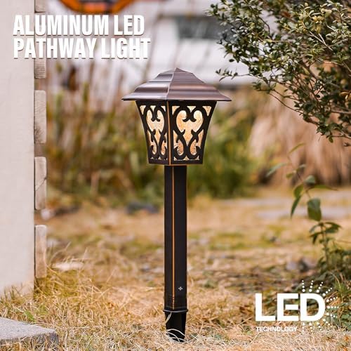 Malibu Lights Outdoor Low Voltage Landscape Path Lights LED Garden Pathway Light 0.8W Warm White Lights for Lawn, Yard, Patio 8405-9112-01 - Image 5