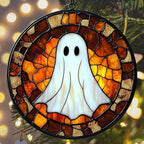 Cute Ghost Halloween Mosaic Acrylic Suncatcher - Image 6