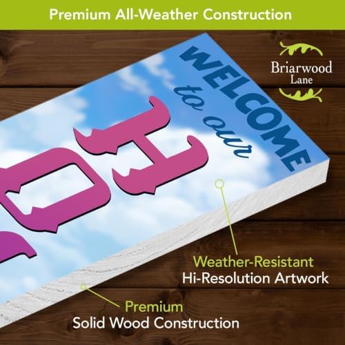 Briarwood Lane Spring Double Sided Reversible Pine Porch Leaner 47x9.5 Butterflies and Flowers For Spring Porch Leaner - Image 5