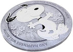 Roman Snoopy Dance Stepping Stone Peanuts, 12-inch Diameter, Resin, Stone Mix, Home, Garden, Outdoor - Image 4