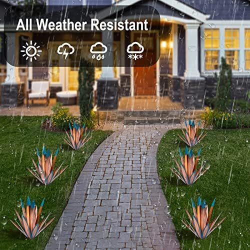 Homight Metal Tequila Country Sculpture DIY Tequila Plant Home Decor Country Tequila Garden Ornament Indooutdoor Statuette Patio Lawn Patio Stake Decoration Gift to The Garden - Image 6