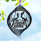 Personalized Wind Spinner Sublimation Hummingbird Custom Name Flowers Metal Art Laser Cut Design 3D Decor for Garden Yard Outdoor Indoor Lawn Patio Porch Birds Lover Presents (Red Cardinal Bird) by Handmadetneonsign
