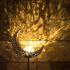 HOMEIMPRO Outdoor Garden Crackle Glass Globe Stake Lights,Waterproof LED Lights for Garden Yard(Moon&Flower&Sun) - Image 7