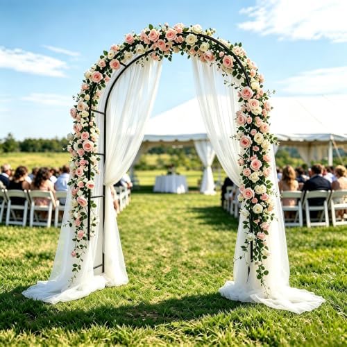 Garden Arch Trellis Metal Arbor Heavy Duty for Climbing Plants - Image 2