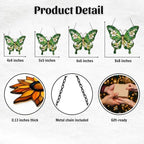 Floral Butterfly Acrylic Suncatcher - Image 2
