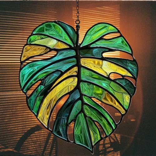 Monstera Leaf Acrylic Suncatcher - Image 7