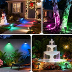 Solar Spot Lights Outdoor, Landscape Spotlights, 12 Pack, Colored - Image 6