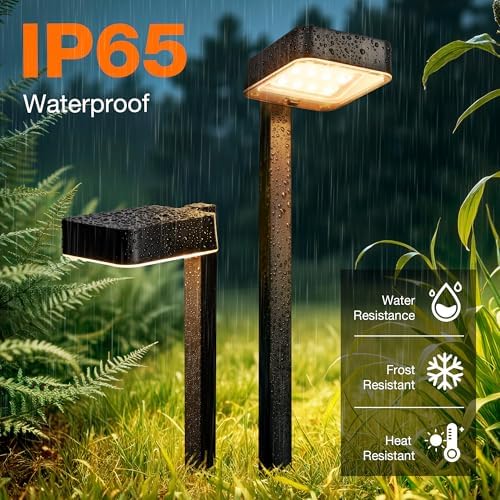 Solar Pathway Lighting Outdoor, 2 Modes(Cold/Warm White), 8 Pack - Image 3
