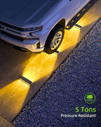 DetarZinLED Solar Step Lights, 12 LEDs 2-Sided Glow, IP68 6 Pack Warm White - Image 4