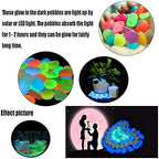 Glowing Stone Orange Glowing Garden Pebbles, Decorative Stones That Glow in The Dark, Potted Fish Tanks, Glowing Plastic Pebbles (Size : 400PCS) - Image 5