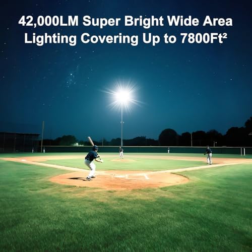 Kekeou 300W LED Stadium Lights 42000LM Outdoor Flood Lighting 6500K - Image 2