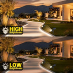 T-SUN Solar Spot Lights Outdoor Waterproof, Natural White, 2 Pack - Image 5