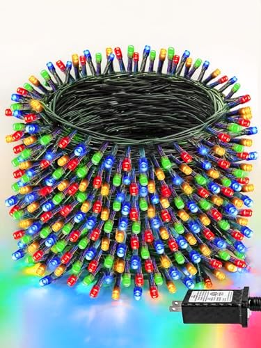 330FT 1000 LED Christmas Lights String Indoor Outdoor Waterproof Multicolor by Halloween