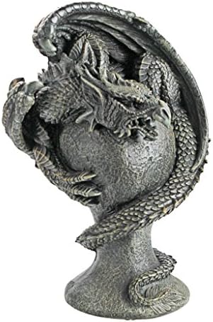 Design Toscano JE1121520 Mystic Dragon Avenger Statue,greystone by DesignToscano