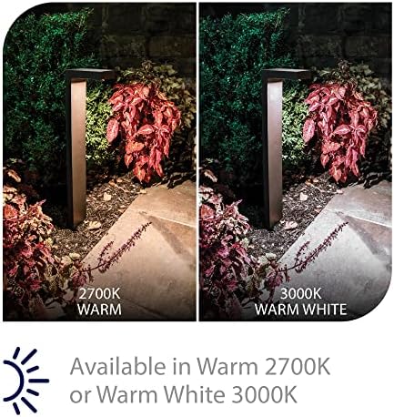 WAC Landscape Lighting, Ledge LED 12V Path and Area Light 2700K Warm Built-in LED in Bronze - Image 3