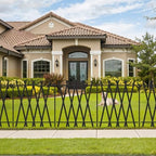 7 Panels Decorative Garden Fence 32in H x 17Ft L, Heavy Duty Metal Rustproof Animal Barrier No Dig Fencing Outdoor Dog Fence Flower Bed Border, Lawn Edging for Pet, Yard& Patio, Landscape - Image 6