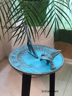 ARTIZANSTORE Brass Decorative Hummingbird Sundial 10" Inches Wide Anniversary Wedding Gifts - Image 3