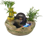 Carved Decorative Resin Fountain Creative Resin Desktop Fountain Desktop Waterfall Aquarium Flowerpot Home Office Club Decoration Gifts for Indoor and Outdoor Fountain Offices (Color : B) by Unknown