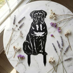 Dog Metal Garden Stake - Weatherproof Dog Silhouette Yard Art, Decorative Outdoor Sign for Lawn & Patio, Heartfelt Gift for Mastiff Lovers - Image 4