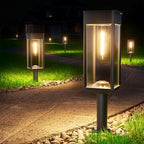 BITPOTT Driveway Solar Lights, 8 Pack, 3 Heights, Warm White, IP65 by BITPOTT