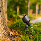 GOODSMAN Landscape Lighting 8PK Low Voltage Landscape Lights Led Low Voltage Landscape Spotlights 4.5W 205 Lumen Floodlights with Cable Connectors Metal Stakes 9127-96603-08A - Image 6