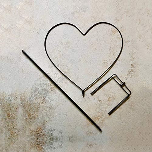 2 Pack 34Inch Garden Trellis for Climbing Plants, Meatal Heart Shape Plant Support Decorative Plant Trellis Potted Vines Vegetables Flowers Rose Jasmine Pea Clematis Ivy Cucumbers - Image 5