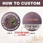 Personalized Memorial Soldier Wind Chimes for Loss Comrade-in-arms - Image 6