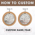 Personalized Memorial Wind Chimes Tree of Life Gift for Loss Ones - Image 2