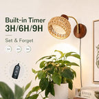 Hanging Grow Light for Indoor Plants, 18W Full Spectrum Wall Grow Light - Image 4