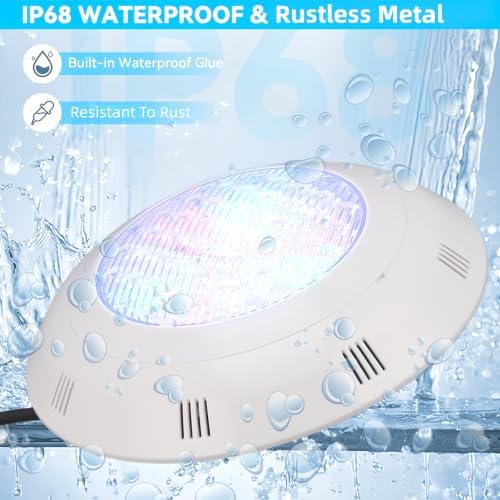 LED Pool Light Inground Pool, RGB Color Changing Pond Lights - Image 3