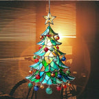Mosaic Style Christmas Ornaments Tree Acrylic Suncatcher - Image 7
