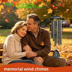 40" Memorial Wind Chimes for Loss of Husband Sympathy Gift, Bereavement Gifts for Loss of Husband, Memorial Gift for Husband - Image 2