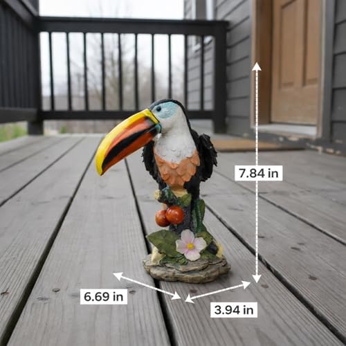 Outdoor Toucan Statue for Garden, Yard & Flower Bed Decor - Image 3