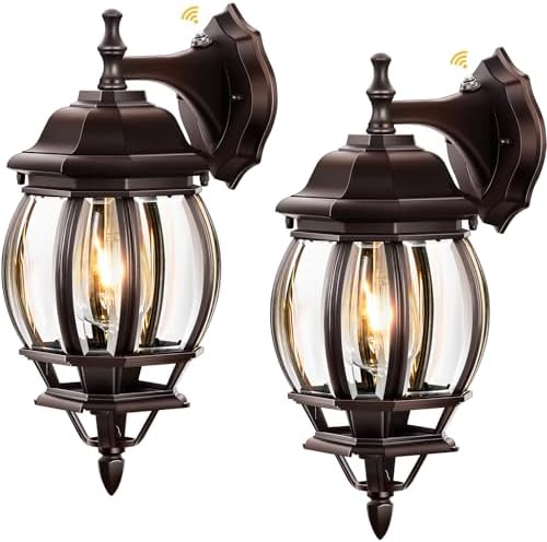 VIANIS Bronze Dusk to Dawn Outdoor Light Fixtures Wall Mount, Waterproof by VIANISLIGHTING