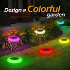 Lightonight Color Changing Solar Disk Lights 2 Pack - Image 2