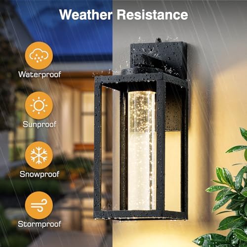 VIANIS 2 Packs Large Exterior House Lighting Fixtures Wall Mount, Anti-Rust - Image 6