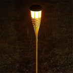 Solar Outdoor Lights, Solar Torch Lights Outdoor Flickering Flame, Outdoor Decorations for Patio Path Yard (2 Piece) - Image 7