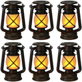 VIHOSE 6 Pcs Solar Lantern Outdoor Waterproof Flickering Fire Light, Retro by VIHOSE