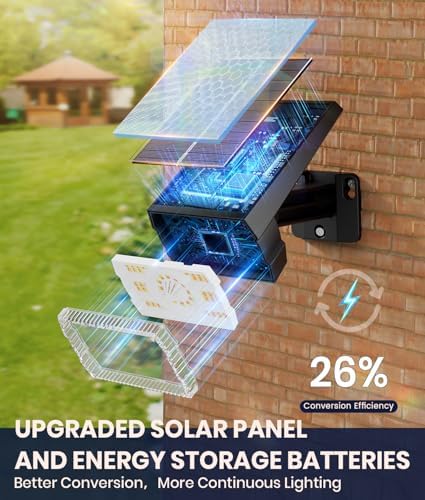 ALFIOT Solar Spot Lights Outdoor, Large Solar Spotlight, 4 Pack - Image 3