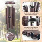 Personalized Sympathy Wind Chime, Cardinal's Wind Chimes, Wind Chimes for Loss of Loved One, Sympathy Gift Loss of Mom, Dad or Loved One - Image 3