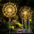 4-Pack Solar Firework Lights for Outside Waterproof Garden Fairy Lights by colcutee