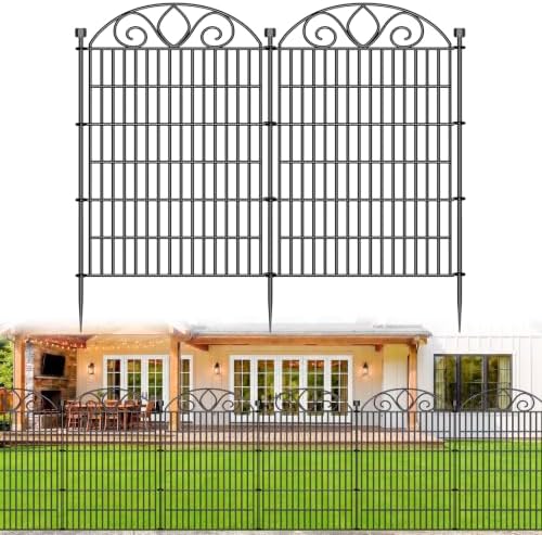 No Dig Garden Fence Outdoor for Yard, 5 Panels by FencePost