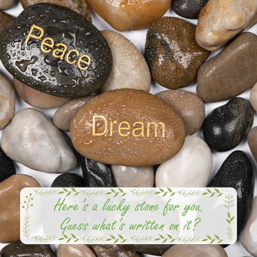 11lbs Mix Natural River Rocks, High-Polished Pebbles for Plants Garden, 1-2 inch Decorative Mix Stones, Ideal for Fish Tank, Vases, Crafting, Home Decor and Garden Landscaping Rocks,Mix - Image 3