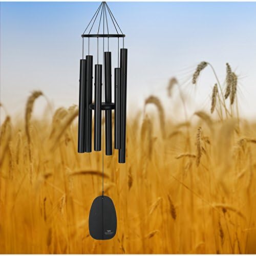 Woodstock Chimes Signature Collection, Bells of Paradise, Black 32"", Decor Designs Wind Chimes for Outdoor, Patio, Home or Garden Décor (BPMK) - Image 2